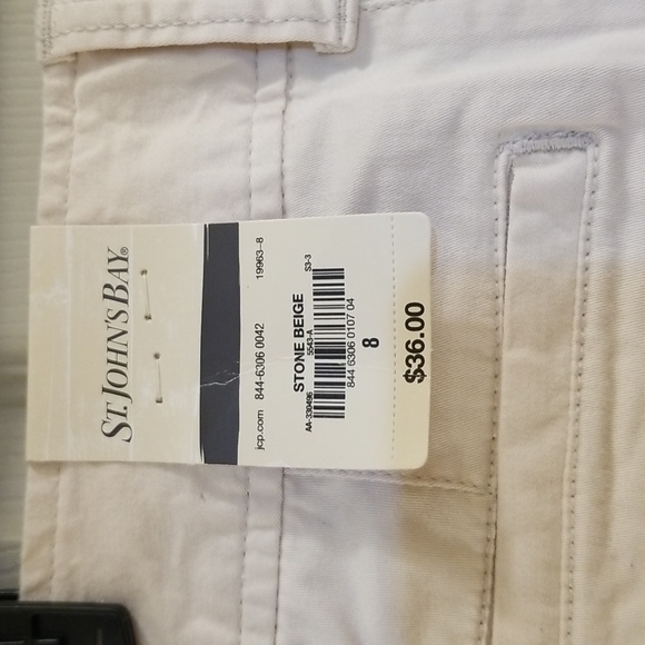 🌸2 for $15🌸 St. John's Bay Wide Leg Khakis - Picture 5 of 6